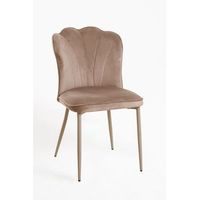 silla tuly terciopelo de terciopelo 7741504450 cm - taupe