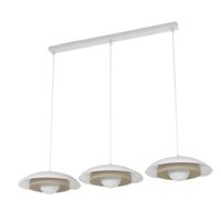 lampara colgante arka blancomoka 3 luces