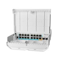 mikrotik netpower 15fr switch 16 puertos gigabit  2 sfp