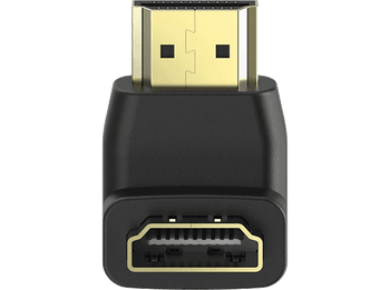 Adaptador cable - Hama 00205165, HDMI™ Hembra, Macho, angular, Negro