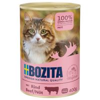 bozita canned food 6 x 400g - beef pate