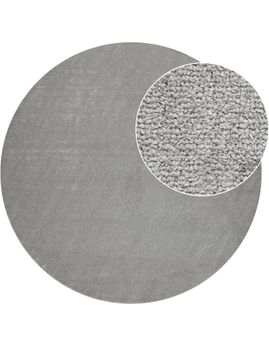 Alfombra Portivo plata 120 cm redondo