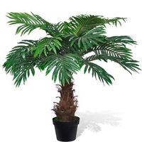 cycus artificial de plastico con maceta 80 cm dec021886