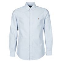 polo ralph lauren camisa manga larga camisa de corte recto en oxford para hombre