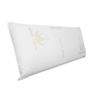 Almohada viscoelástica Aloe Vera - Alta calidad - Máximo Confort y Excelente Adaptabilidad con Propiedades Antiestrés - Somnia Descanso - Fabricado en España