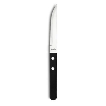 Estuche de 6 cuchillos carne  negro