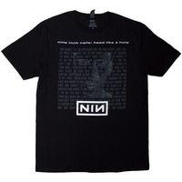 nine inch nails camiseta head like a hole para mujer