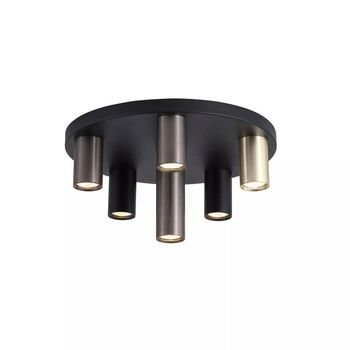 Plafón de techo tubes (6 luces)