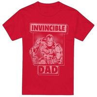 marvel camiseta invincible dad para hombre