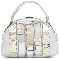 nicole lee bolso de mano calista satchel domo plateado para mujer