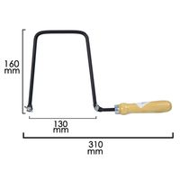 sanco store - wolfpack linea profesional arco marqueteria wolfpack 130 x 160 mm