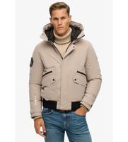 superdry para hombre m5011908a cazadora bomber acolchada city beige l casual poliester reciclado sostenible