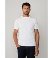 hackett london para hombre hm5000071 camiseta pima blanco s casual algodon manga corta