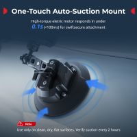 soporte de ventosa electrica smallrig de 5 pulgadas para vehiculos para camarastelefonos inteligentes con bateria de 2000 mah y autoadhesion con un solo toque
