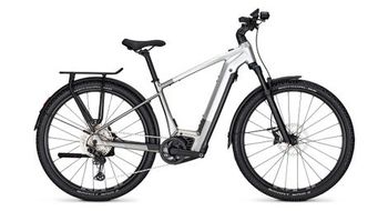 Bicicleta electrica hibrida focus aventura   6 9 shimano xt deore 12s 625wh 29   plata 2025
