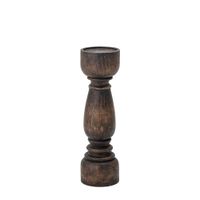 base de madera de mango marron