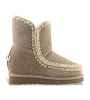 mou para mujer mufw121013a botines de piel inner wedgesh big metal logo taupe 40 5 a 8cm ninguno casual