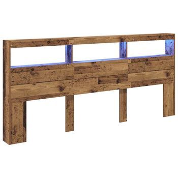 Cabecero，panel De Cabecero Madera Vieja 220 X 17 X 102 Cm Madera Contrachapada