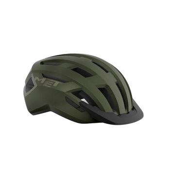 Casco Met Allroad Verde Iridiscente Mate, Talla M (56-58 cm)