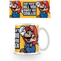 taza super mario makes you smaller