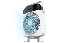 ventilador de sobremesa - cecotec energysilence 600 deskchill smart rotate ice 300 ml 4 velocidades oscilacion autooff blanco