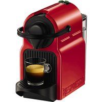 nespresso xn100540 nespresso inissia coffee machine - ruby red red