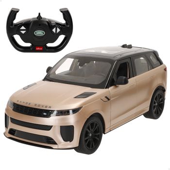 RASTAR - Coche teledirigido, Range Rover Sport SV, escala 1:14, réplica oficial, mando RC 2.4 GHz, puertas abatibles, coche coleccionismo, color beige, se envía de forma aleatoria, ideal para
