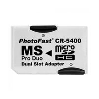 adaptador memory stick pro duo dual micro sd compatible para psp