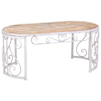 Mesa de centro gris 115x60x50