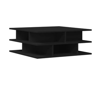 Mesa de café - mesa de centro madera de ingeniería negro 70x70x29 cm