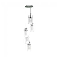 lampara colgante duo 5 luces