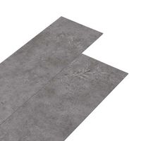 laminas de suelo de pvc autoadhesivas gris hormigon vidaxl