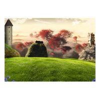 papel pintado 3d - castillos 300x210 cm