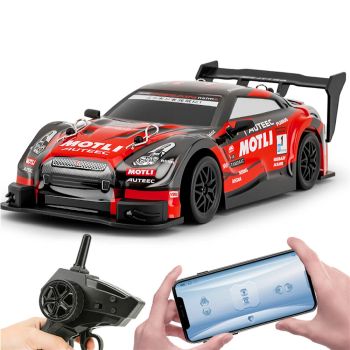 CT 8821 1/24 2.4G Drift RC Car Half-Proportional Control Transmisor and APP Dual Remote Control Modes 20KM/H Racing Vehi