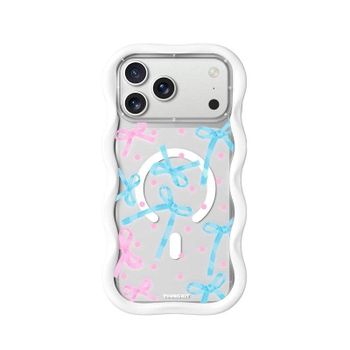 Funda para móvil YoungKit CHD Sweetheart Wavy Silicona Blanco para iPhone 17 Pro Max