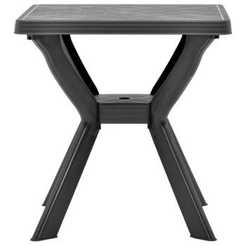 Mesa Bistró | Mesa De Bar Plástico Gris Antracita 70x70x72 Cm