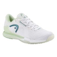 zapatillas head sprint pro 40 blanco verde mujer