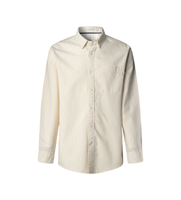 pepe jeans para hombre pm3091209 camisa prescot amarillo xl casual algodon manga larga