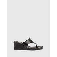 kamome sandalias sandalia esclava raki negro para mujer