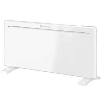 HOMCOM Calefactor Eléctrico Inteligente de Pared o Independiente 2000 W Temporizador Semanal Wifi Ventana Abierta y Antihielo