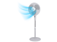 ventilador de pie - koenic ksf 40326 es w stand fan 45 w 4 velocidades oscilacion altura regulable e inclinacion ajustable blanco