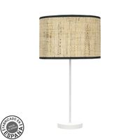 sobremesa alto moda 1xe27 blancocanizo oscuro 63x30x30 cm