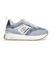 liu jo para mujer ba6007px878s4079 zapatillas maxi wonder 97 floral azul 36 piel 3 a 5cm cordones casual