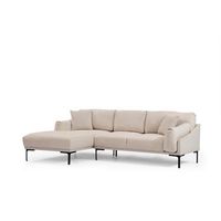 sofa rinconera leo izquierdo crema