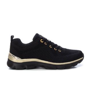 Xti para mujer. 14151301-NEGRO Zapatillas 141513 negro (39), Plano, Cordones, Casual
