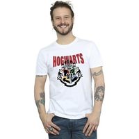 harry potter camiseta hogwarts para hombre