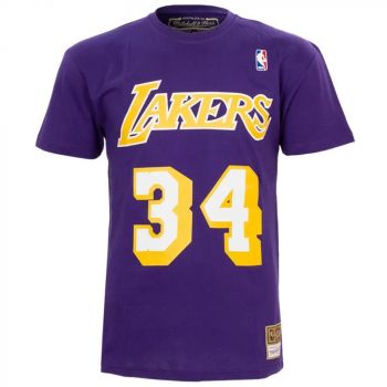Camiseta Shaquille O´Neal Angeles Lakers N&N Tee - Mitchell and Ness
