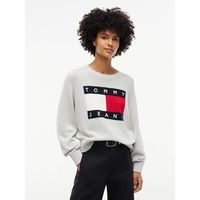 tommy jeans jersey tjw flag sweater ext para mujer