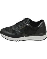 de lumel - sneaker con cierre de cordon y cremallera plantill black 5088-2087-black paris