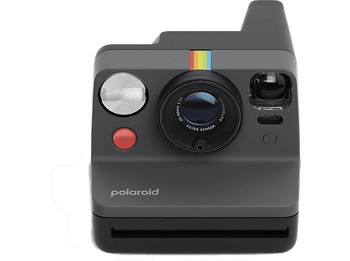 Cámara instantánea - Polaroid Now Generation 3, Temporizador automático, Flash preciso, Negro